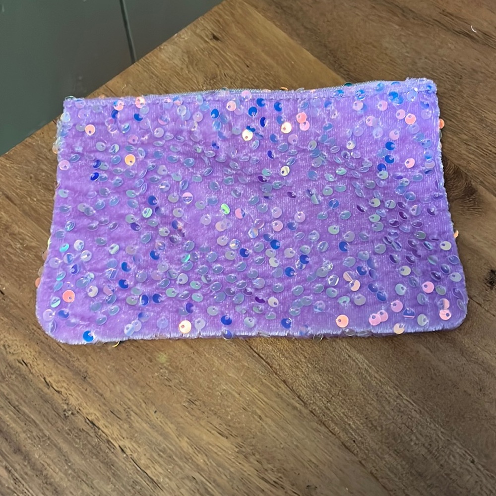 Cosmetic Bag with Sequins
